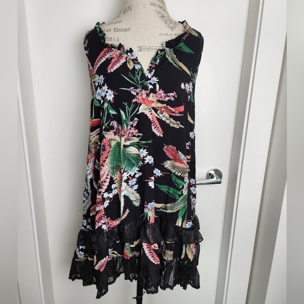 Floral Ruffle Summer Dress